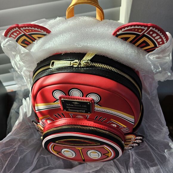 DCL Disney Cruise Line Lookout Cay Lighthouse Point Island Loungefly Backpack - Picture 2 of 8